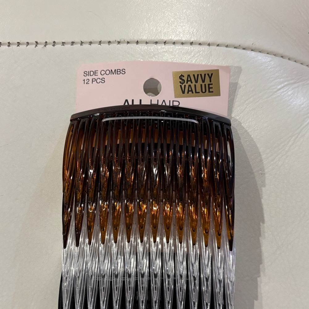 Scunci Multi-Color Side Combs Set - Picture 2 of 4